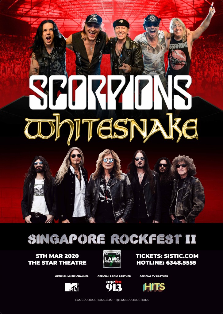 Scorpions + Whitesnake A2 webiste